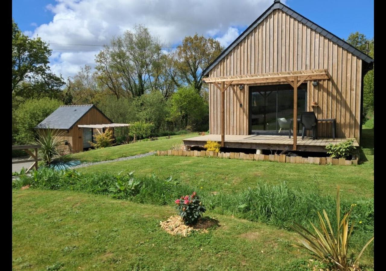 Chalets De Pont Cob Avec Spa Gouézec Exteriér fotografie